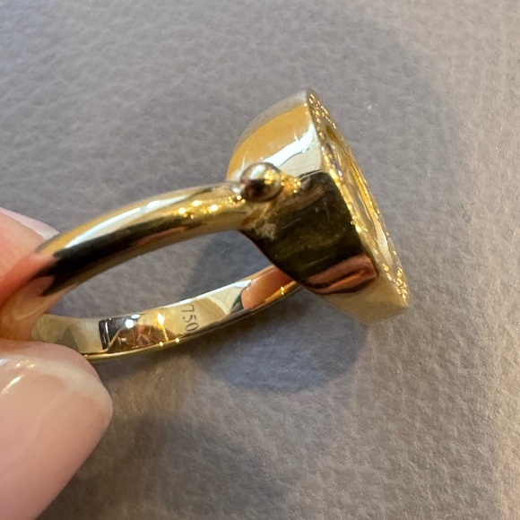 *SOLD*Temple St Clair Angel Solid 18kt Ring 6.5 [Retail $2700] - Picture 3 of 6